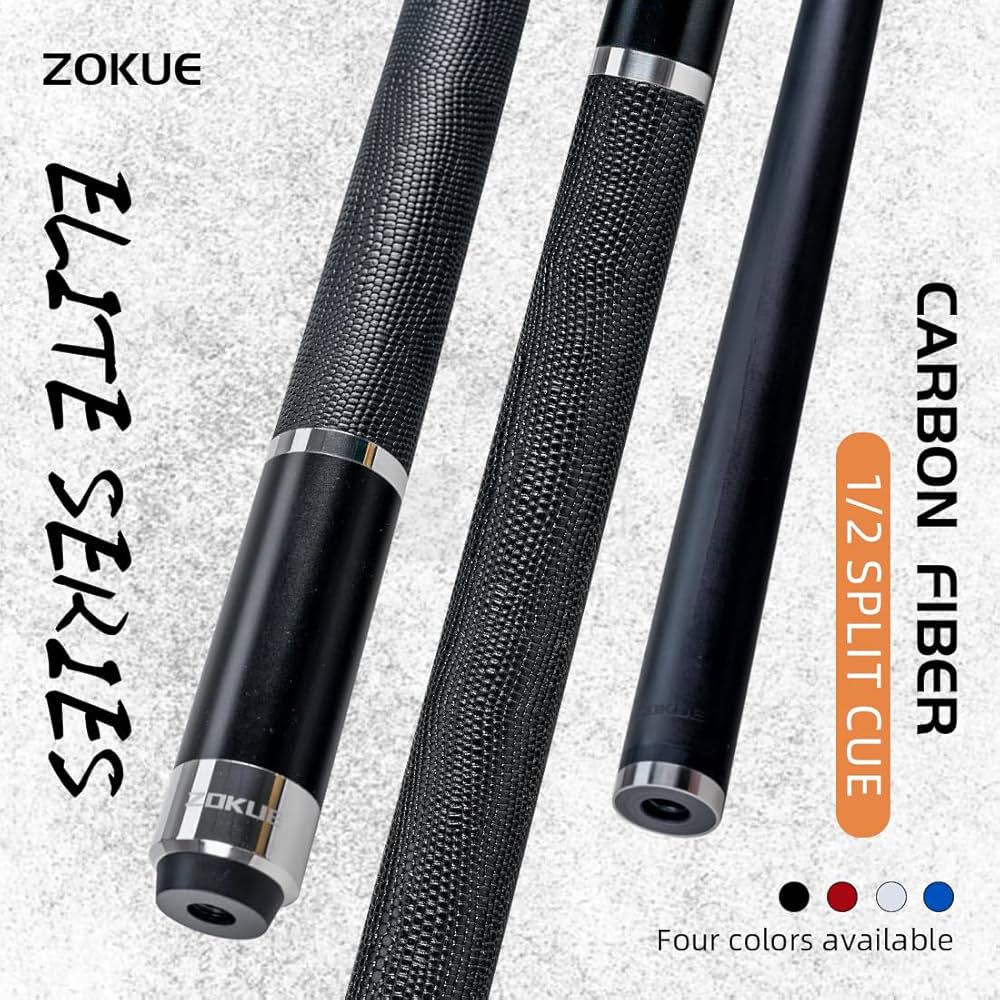 ビリヤードキュZOKUE Carbon Fiber Shaft Zokue Carbon Fiber Shaft - 3/8*8 Pin - 10.5mm/11.5/12.5mm