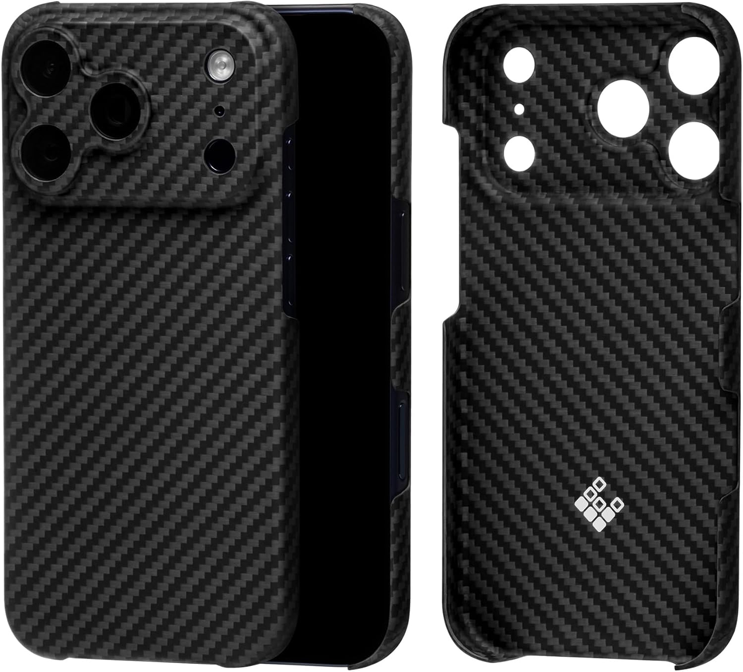 Latercase | Compatible with iPhone 17 Pro | Classic | Durable iPhone 17 Pro Phone Case | 0.6mm Thin Aramid Fiber, 10 Grams, Precision Lasercut, Full Camera Protection, Nonslip Matte Finish