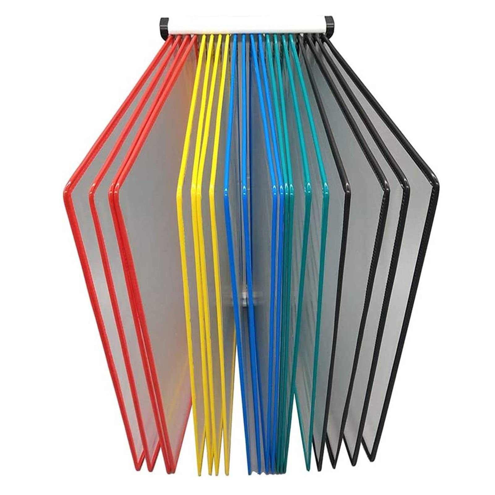 OLSKFUH Wall-Mounted Flip File Holder - Desk Reference Organizer, Wall Mount Reference Organizer, 20Page, For Office, Workshop, Restaurant, A4 Document Reference And Storage, Ass,