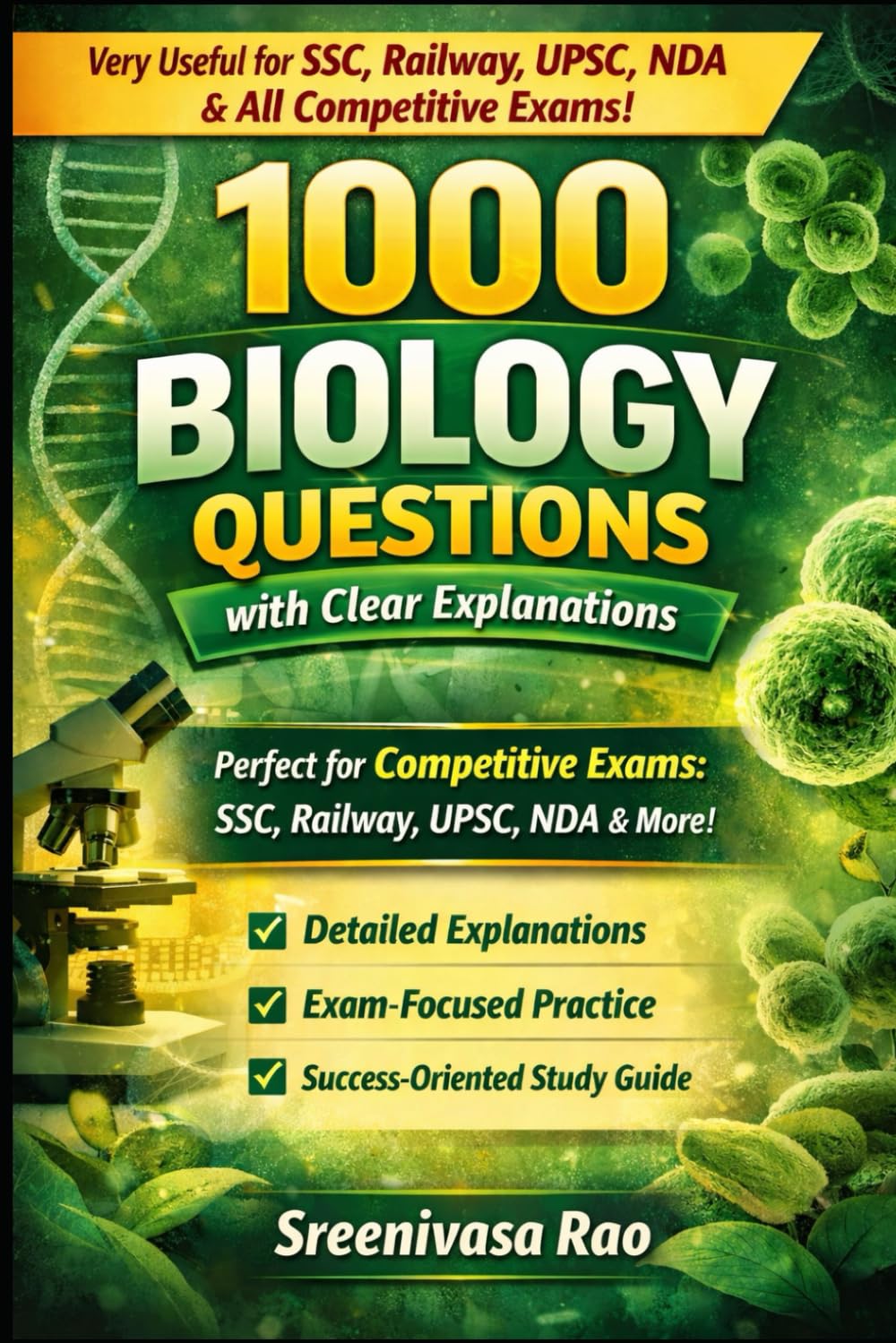 Biology Exam Prep: 1000 Practice Questions Explained Simply: The Ultimate Biology Workbook: 1000 Questions with Explanations