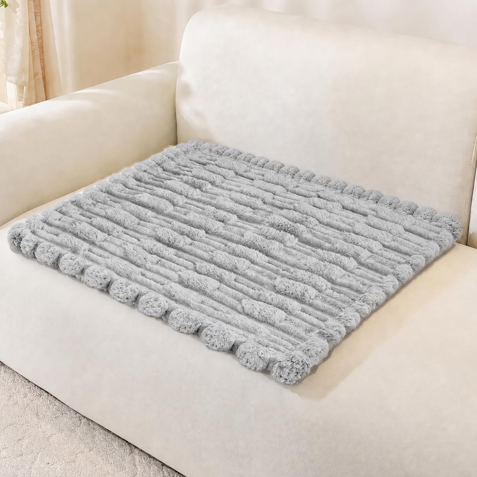 Hiiksolo Waterproof Sofa Cover for Dogs Thick Pet Sofa Protector Non Slip Washable, Couch Cover Furniture Protector for Living Room Light Coffee, 70x70cm