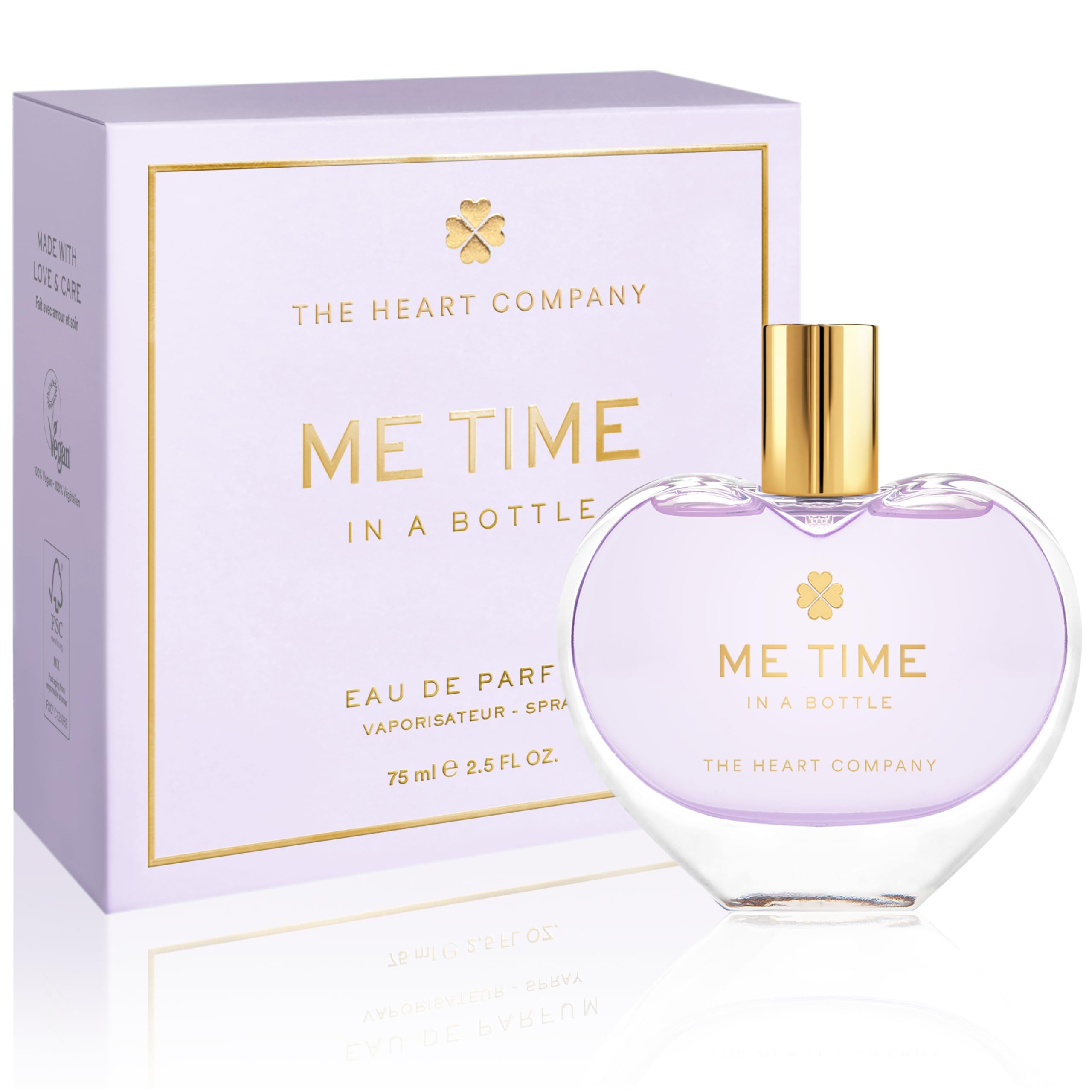 ME TIME in a bottle Damen Parfüm - Lavendel Eau de Parfum für Entspannung & Self-Care Rituals - Wellness Duft mit Bergamotte & Sandelholz - Veganes Damenparfüm für Yoga, Meditation & Wellness - 75 ml