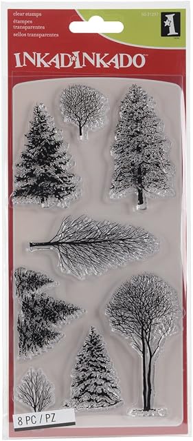 Inkadinkado Clear Stamps 4 x 8-inch-Woodland Wonderland
