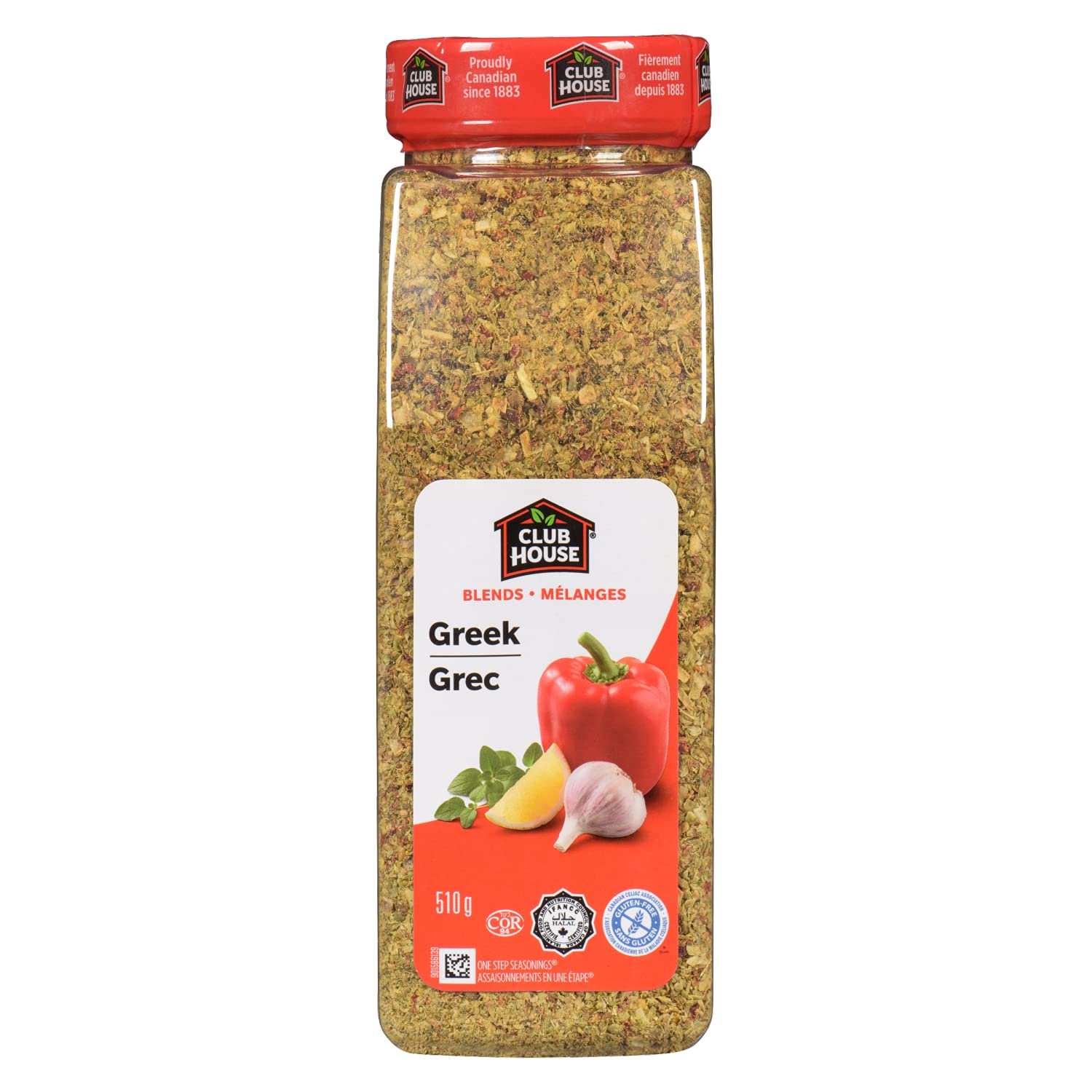 Club House Greek One Step Seasoning 510g - Imported from Canada