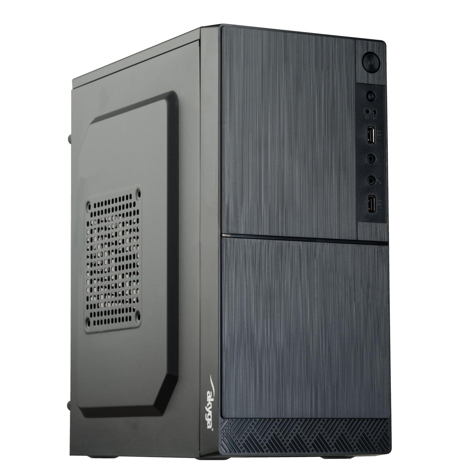 AKYGA Caja Micro ATX AK35BK 2X USB 2.0 Negro SIN Fuente