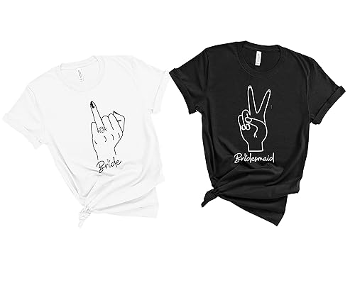 Bride Shirt, Bridesmaid Shirt, Bachelorette Party T-Shirt, Bridesmaid Proposal Gifts, Bridal Party Matching Shirt, Wedding Party Gift