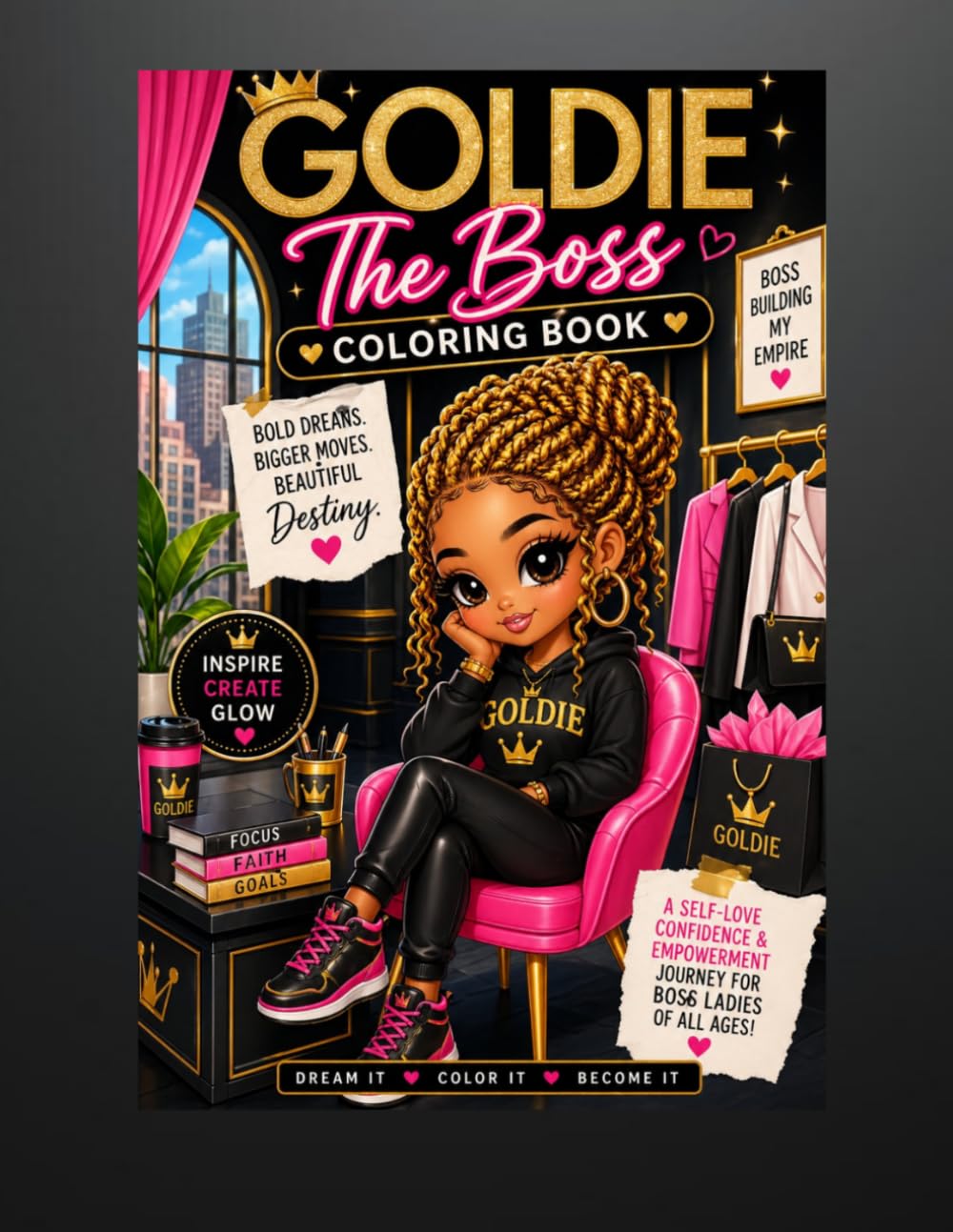 GOLDIE The Boss: COLORING BOOK