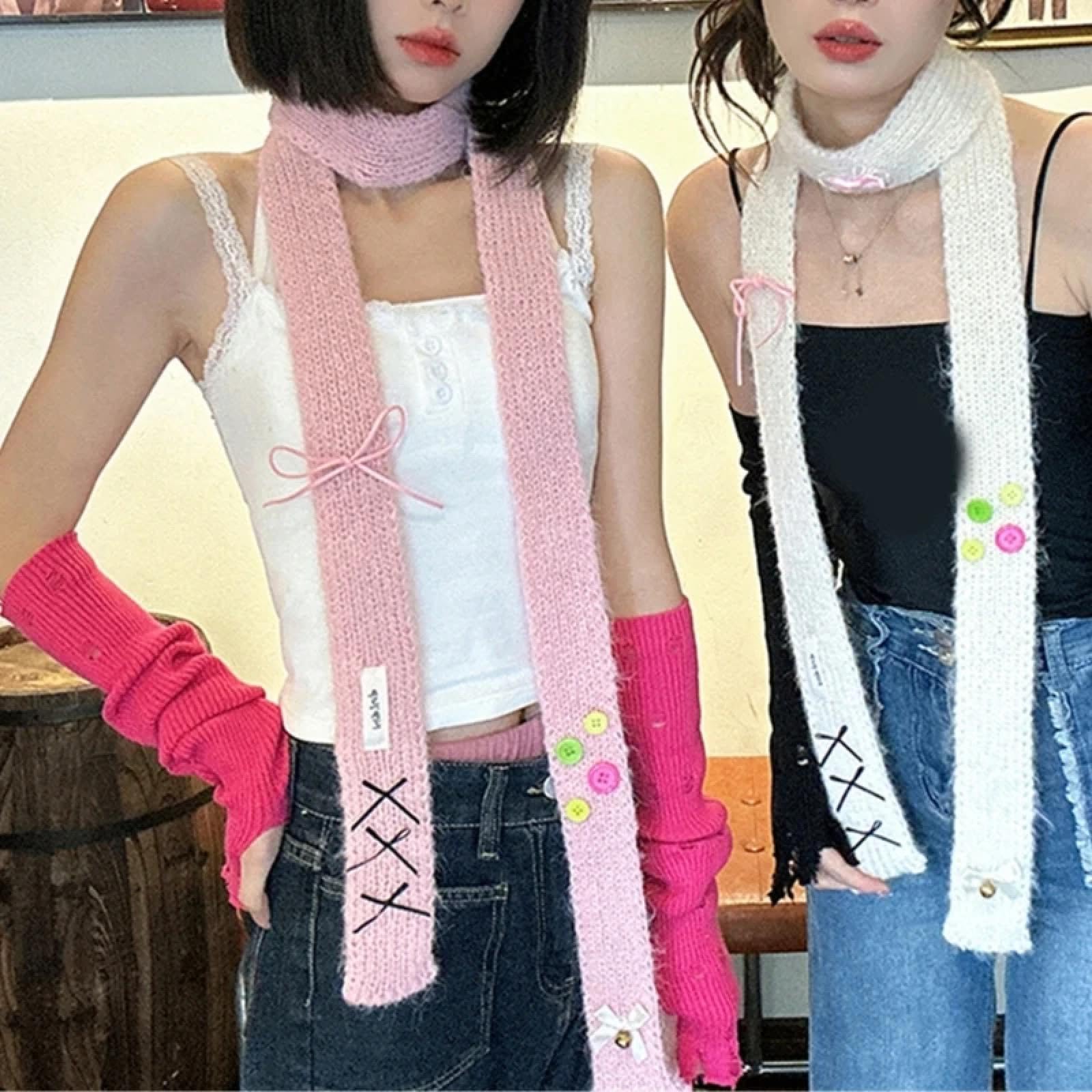 Schals Damen Tücher Halstuch Scarf Schal Frauen Schals Halstücher Mädchen Geschenke Krawatte