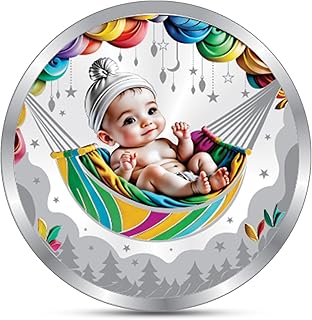 ACPL Precious Moments Silver Coin New-Born Baby Gift 999 Purity