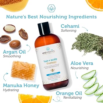 Era Organics Manuka Honey & Argan Oil Conditioner for Dry, Itchy Scalp