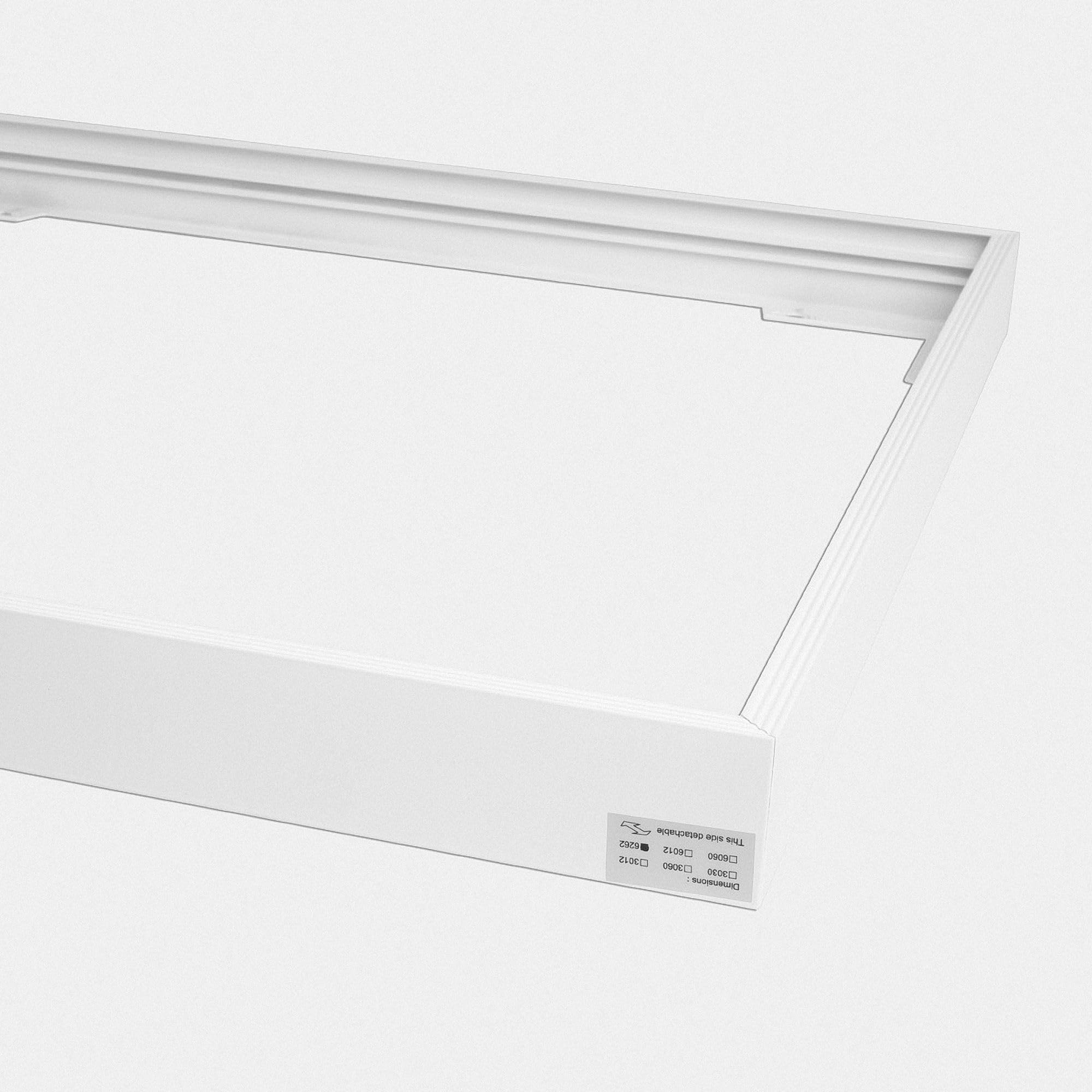 Aufputzrahmen W1062-2 für 62x62 LED PANEL Aufbau Anbau