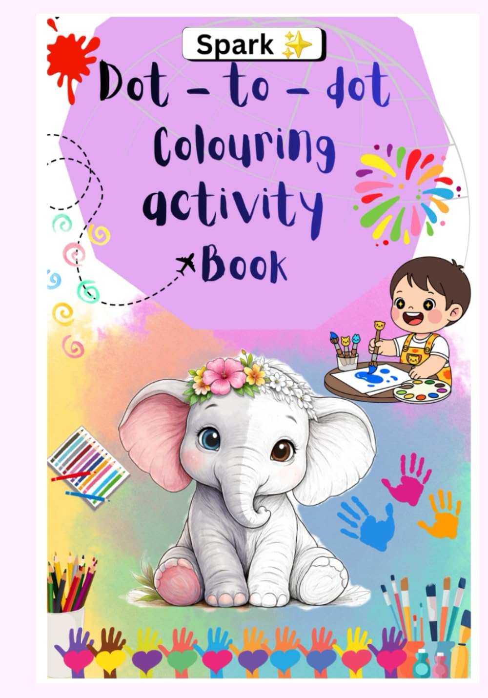 Spark - i love colouring | contact the dots| acivity book