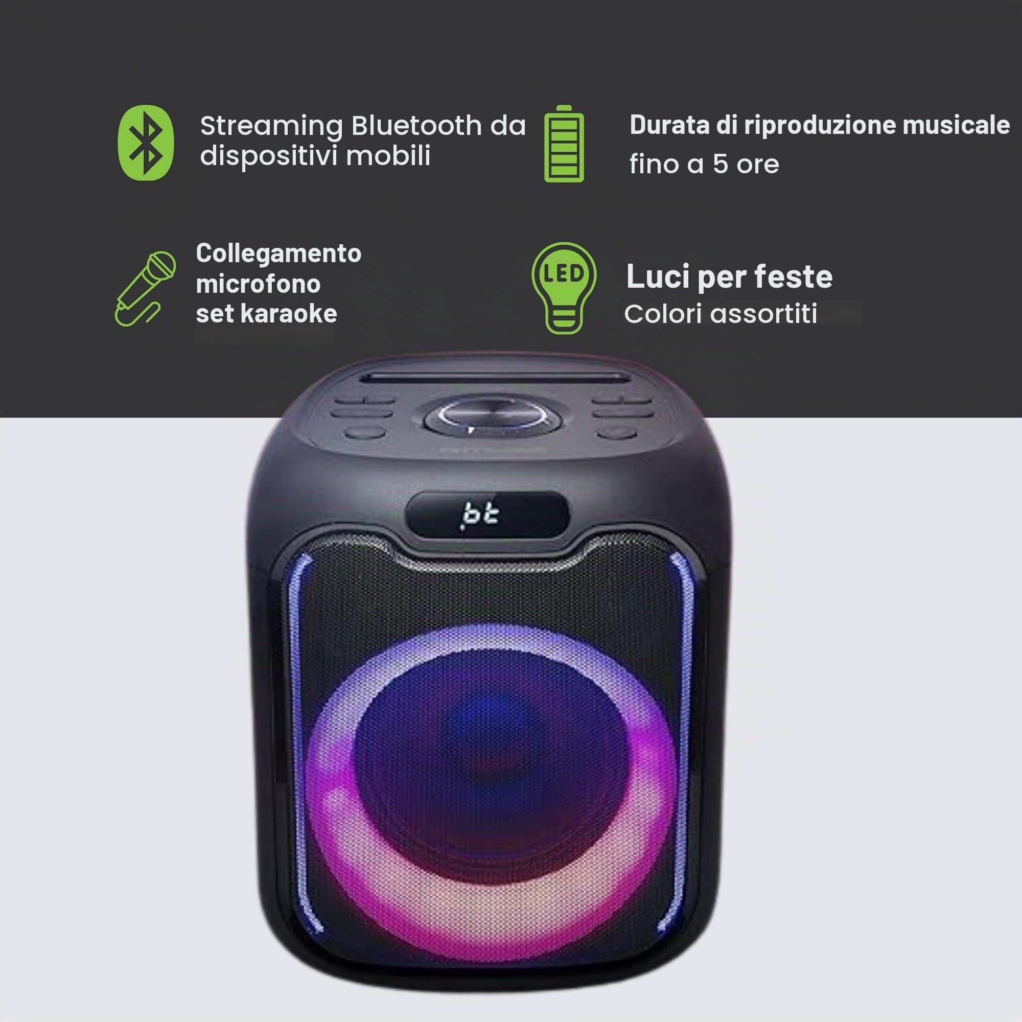 MUSE Altoparlante portatile M-1803 DJ