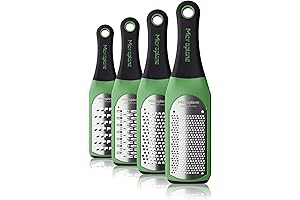 Microplane 4-Piece Artisan Cheese Grater Set - A Culinary Essential for Cheese Lovers