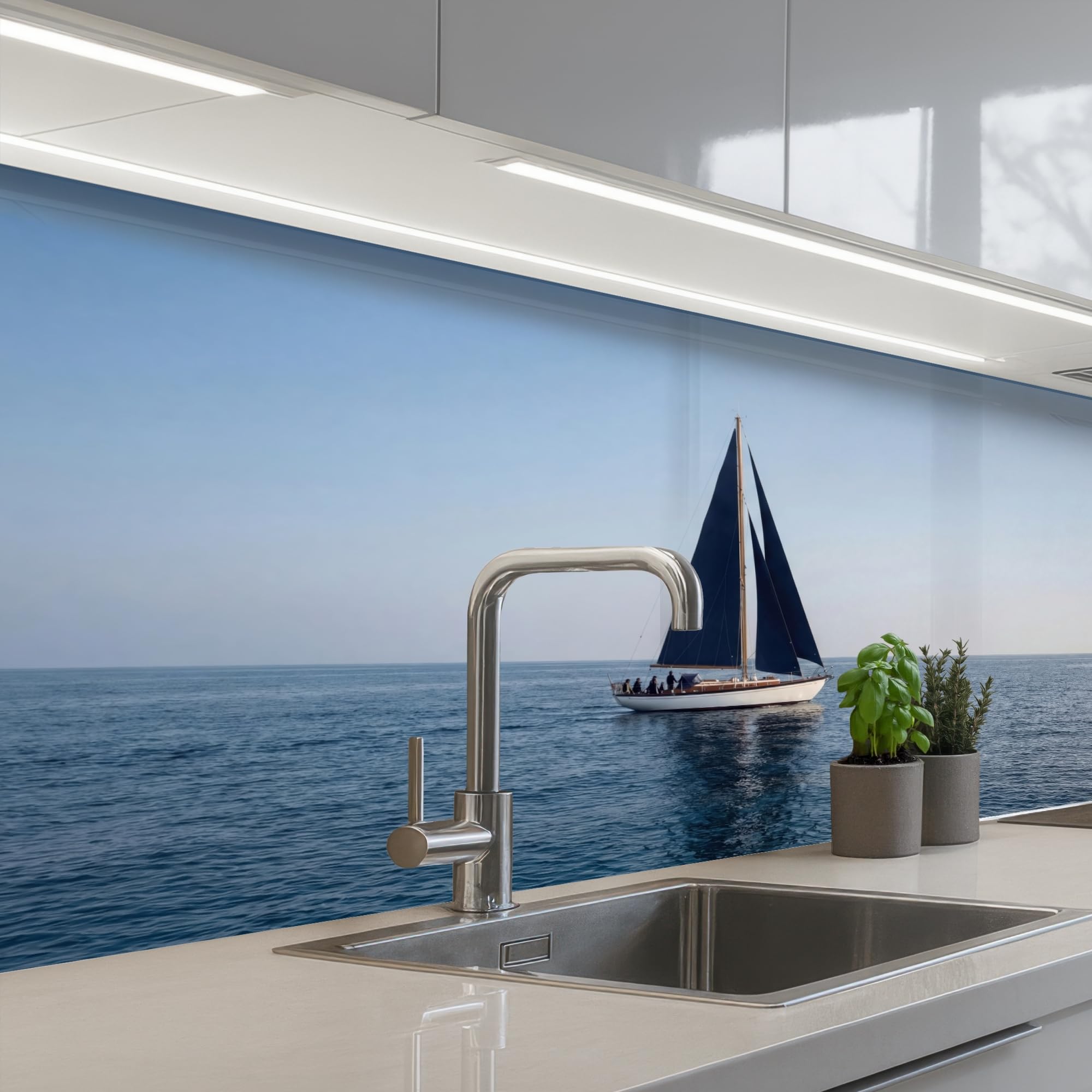 KitchenYeah© Splashback for Kitchen self-Adhesive Back Splashes Kitchens