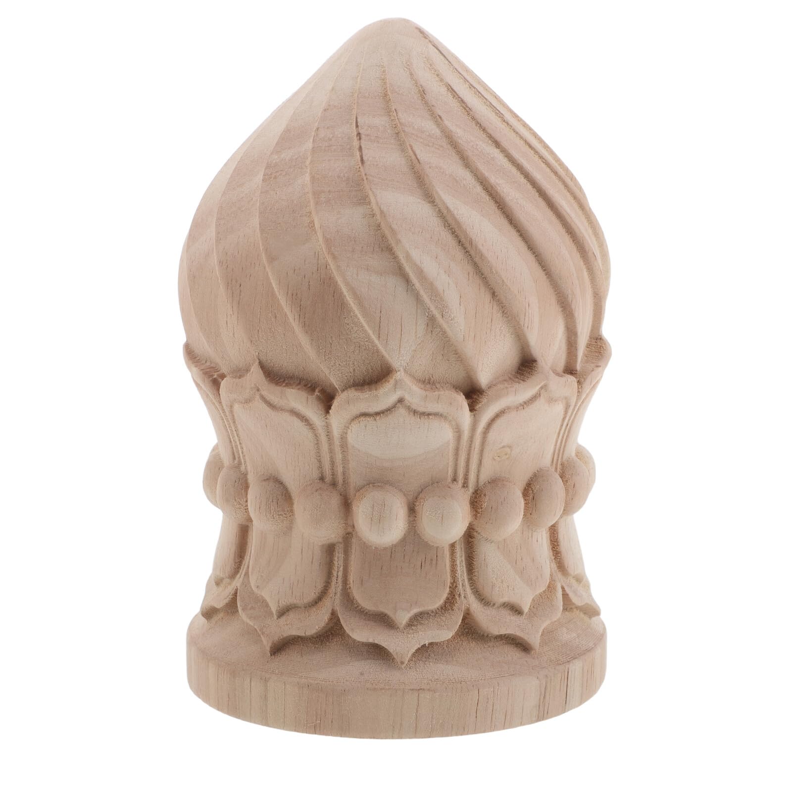 Pommeaux pour colonne escalier bois brut decoration poteau de lit rampe meuble