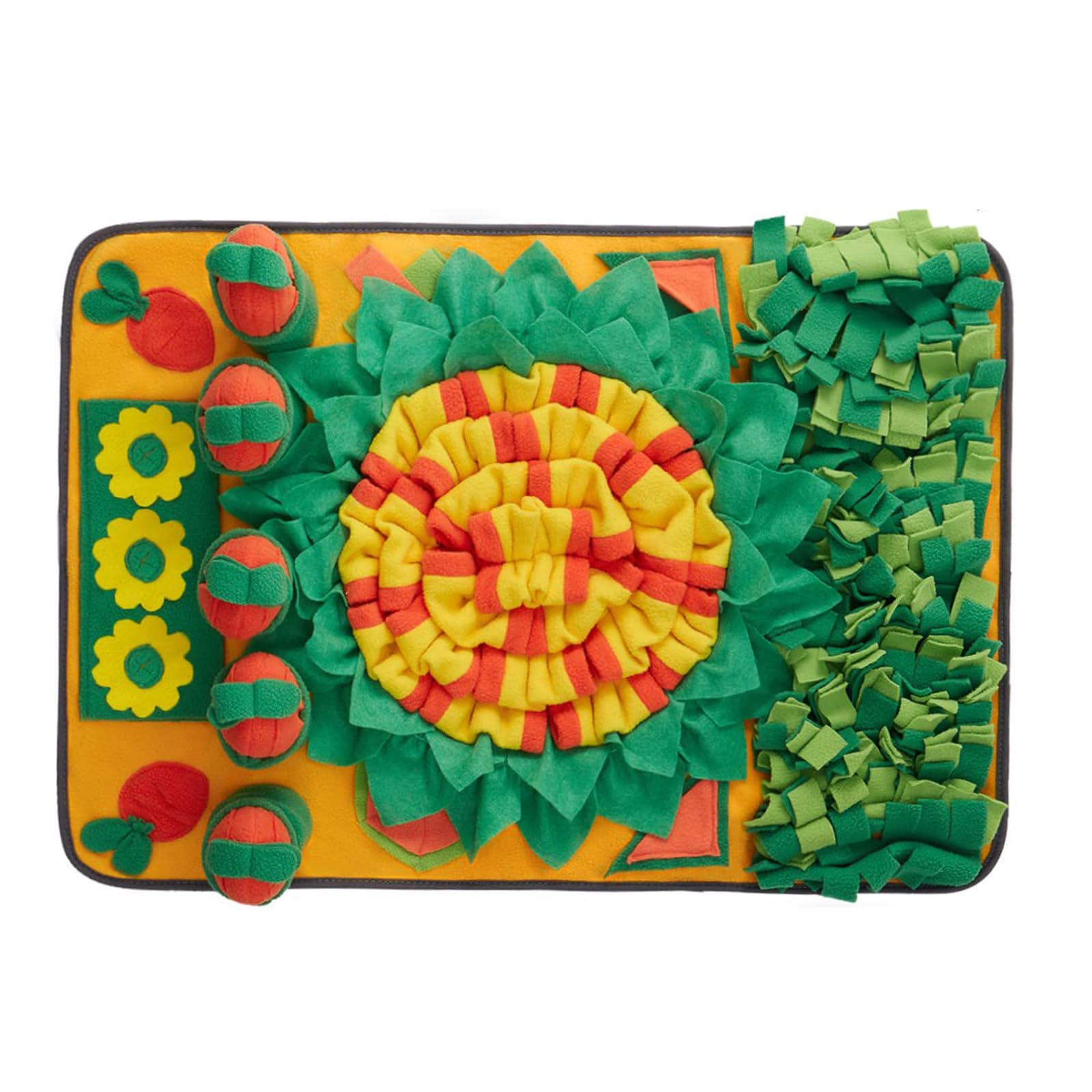 MICFENY Colorful Snuffle Pad Feeding Mat For Various Dog Encourages Natural Foraging Instincts Through Scent Training Activity