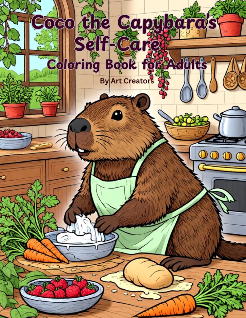 Coco the Capybara’s Self-Care Coloring Book for Adults: A Mindful Coloring Journey for Anxiety Relief, Calm Thinking, and Emotional Wellness (Coco the Calm Capybara Coloring Book Series)
