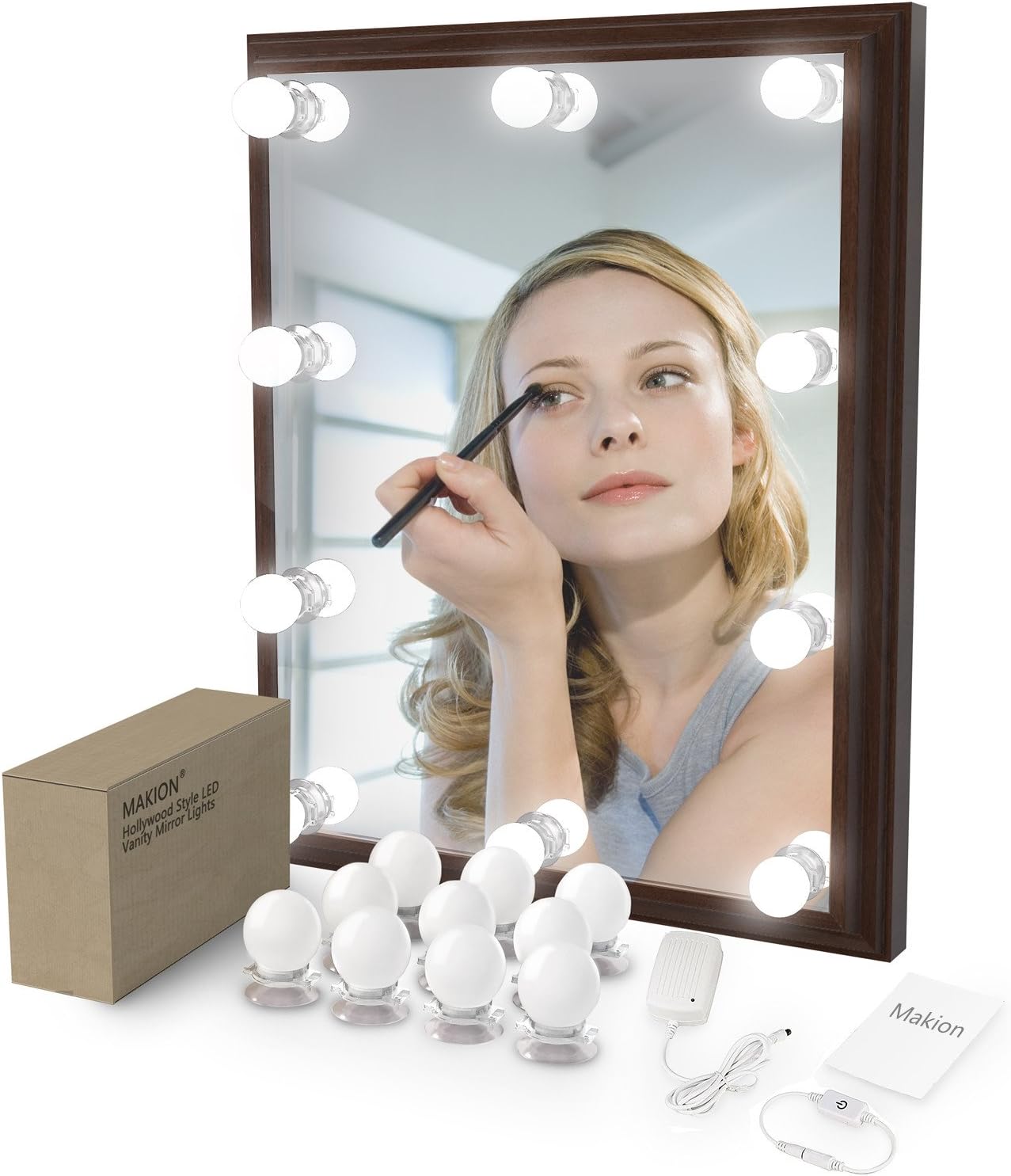 【2018 Upgrade Version】Hollywood Style 10 LED Bulbs Vanity