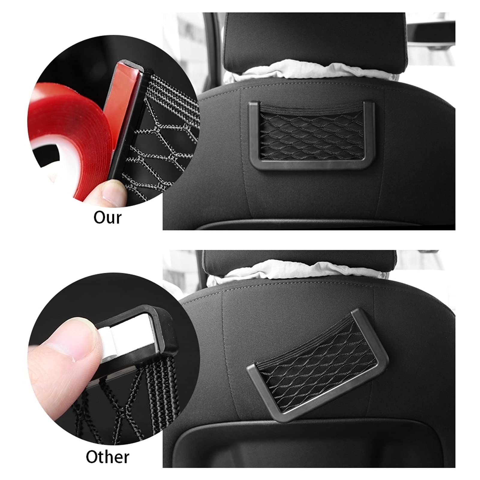 Etiqueta Adhesiva de Doble Cara for automóvil, Cinta de Silicona Transparente, Cinta acrílica, Cinta Especial for automóvil, Cinta de Alta Resistencia, sin Rastro, 10 m de Longitud(20mm)