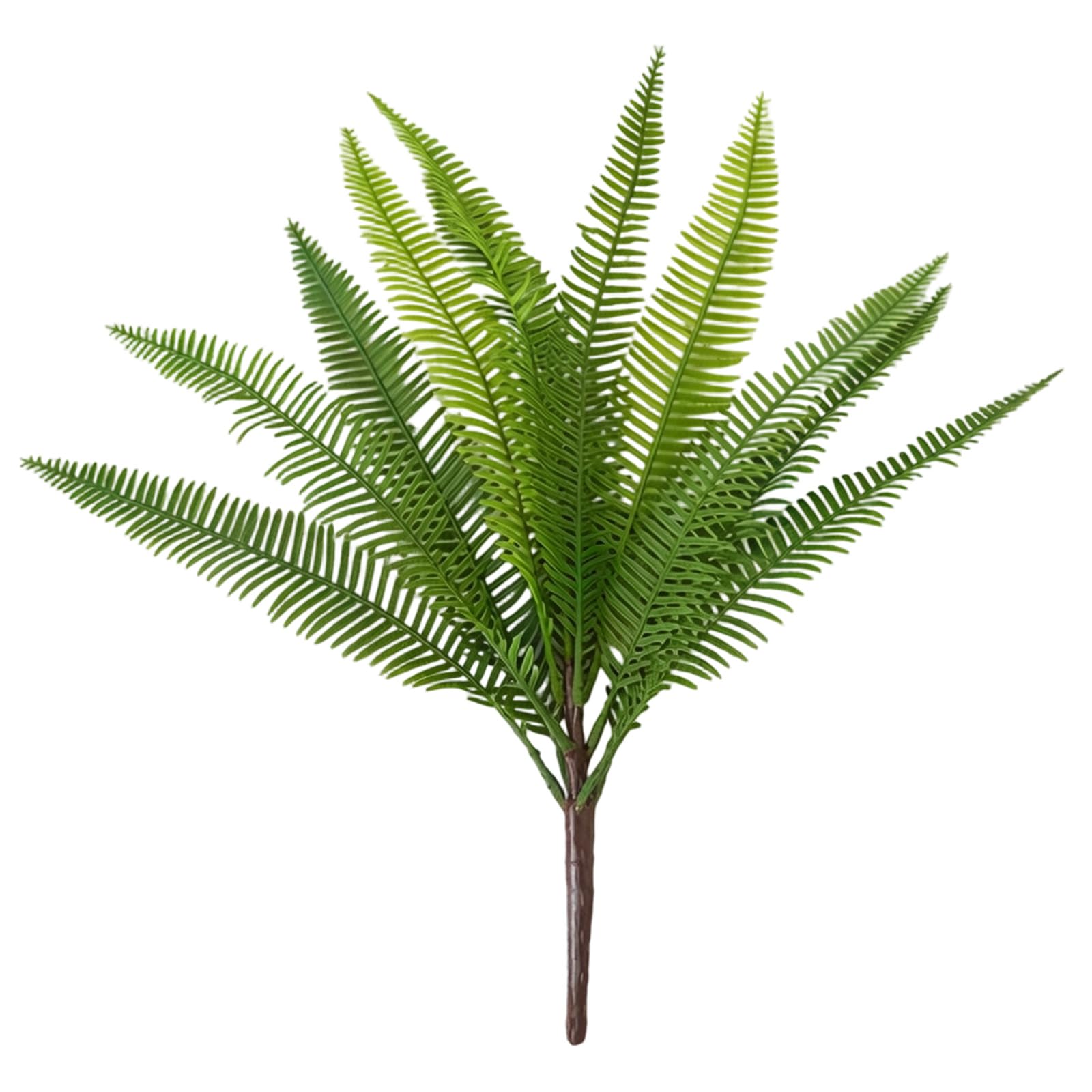 Bbajszx Simulation Green Plant Artificial Fern for Desk Vase Wedding Floral Arrangement Indoor and Outdoor Decoration Artificial Plant