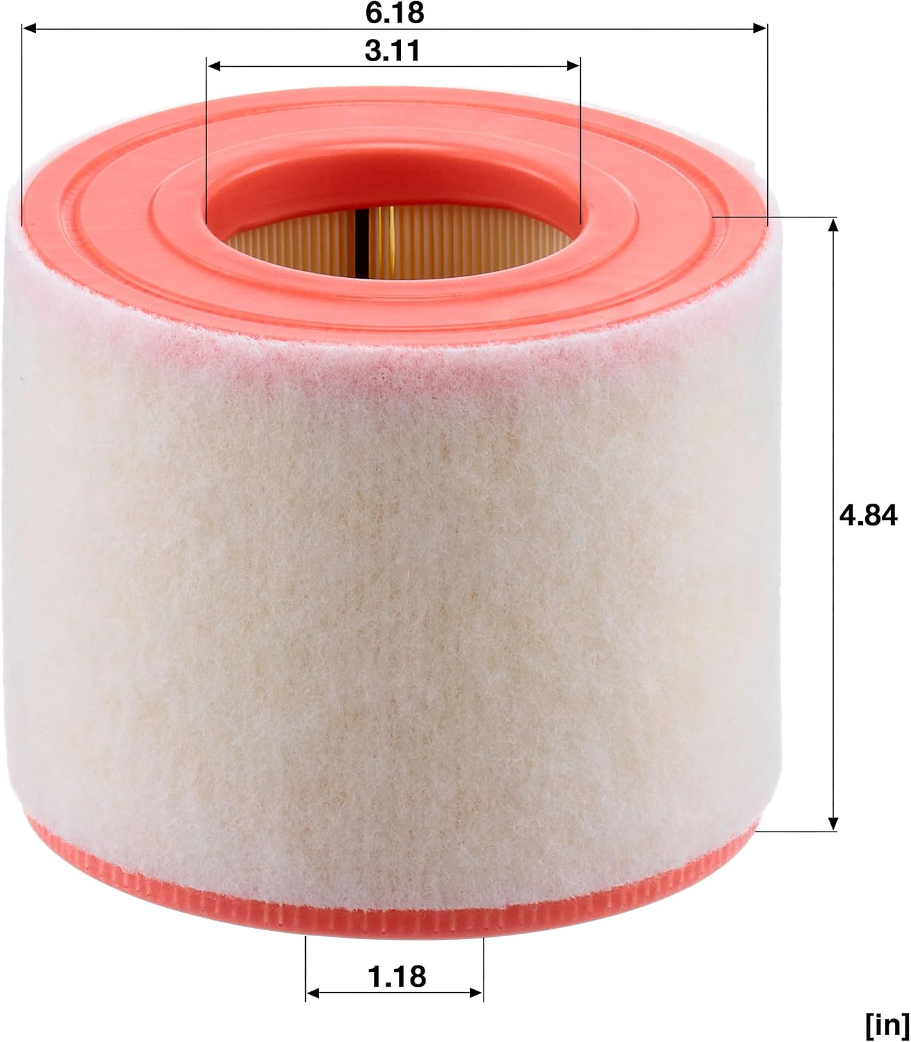 Mann Filter C 15 010 Engine Air Filter Replacement Compatible With Audi A6 (2012-2018), A6 Quattro (2013-2014, 2016, 2019, 2020-2022), A7 Quattro (2014, 2020)