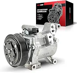 Torchbeam Compressor AC 198384, compressor de ar condicionado automotivo compatível com CX-5 2013-2018, CX-5 2019-2022 2.5L, 3 2014-2018