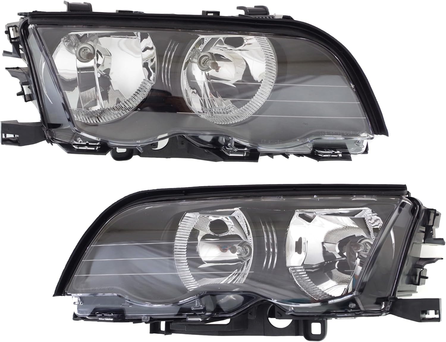 Garage-Pro Headlight SET Compatible with BMW 330i 2001, 330xi, 320i, 323i 1999-2000 Halogen With bulb(s) Driver and Passenger Side