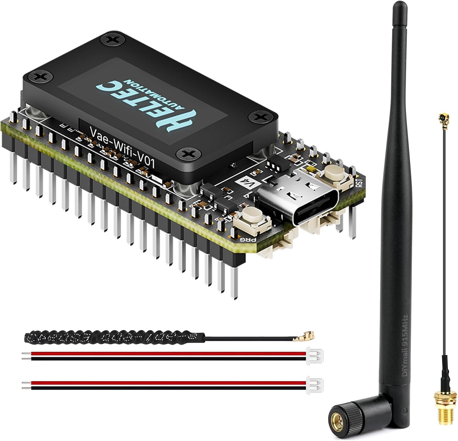 WiFi LoRa 32 V4 Development Board with 0.96" OLED ESP32S3 WiFi & BLE Module SX1262 LoRa Node 28dBm 915MHz for Arduino Meshtastic LoRaWAN IoT