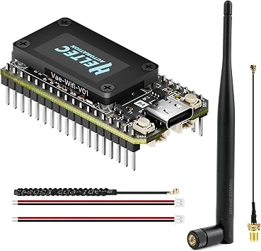 WiFi LoRa 32 V4 Development Board with 0.96" OLED ESP32S3 WiFi & BLE Module SX1262 LoRa Node 28dBm 915MHz for Arduino Meshtastic LoRaWAN IoT