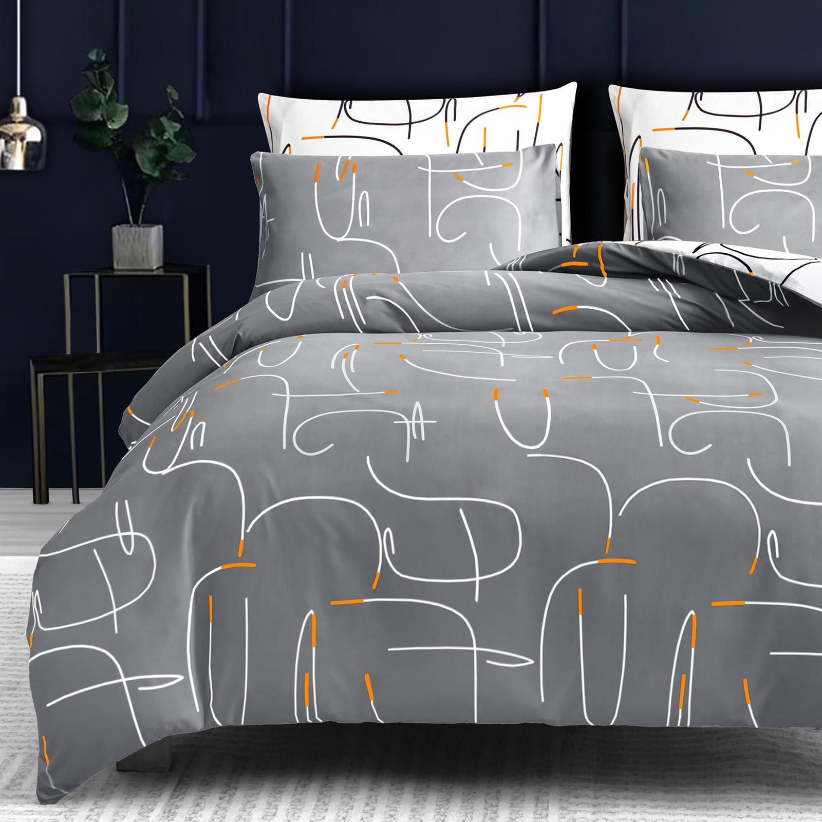 Pamposh Single Duvet Cover Set Premium Brushed Microfiber Duvet Cover Single Ultrasoft Hypoallergenic Reversible Single Duvet Set Non Iron Luxury Bedding Sets With Zipper Closure — image 1