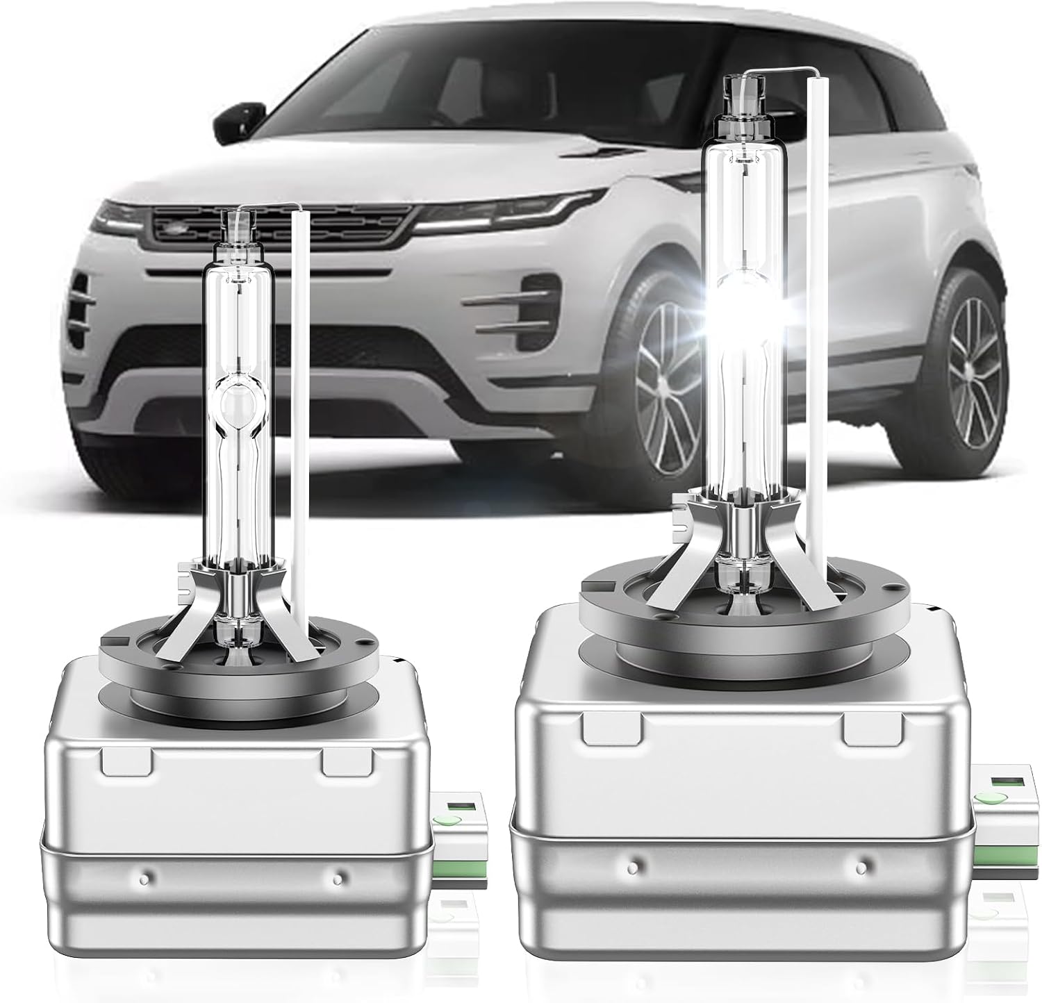 Fit for Land Rover 2010-2019 Range Rover Evoque Sport 2015-2019 Discovery Sport 2010-2015 LR4 D3S HID Xenon Headlight Bulbs, High Low Beam Light Bulb, 6000K Cool White, Pack of 2