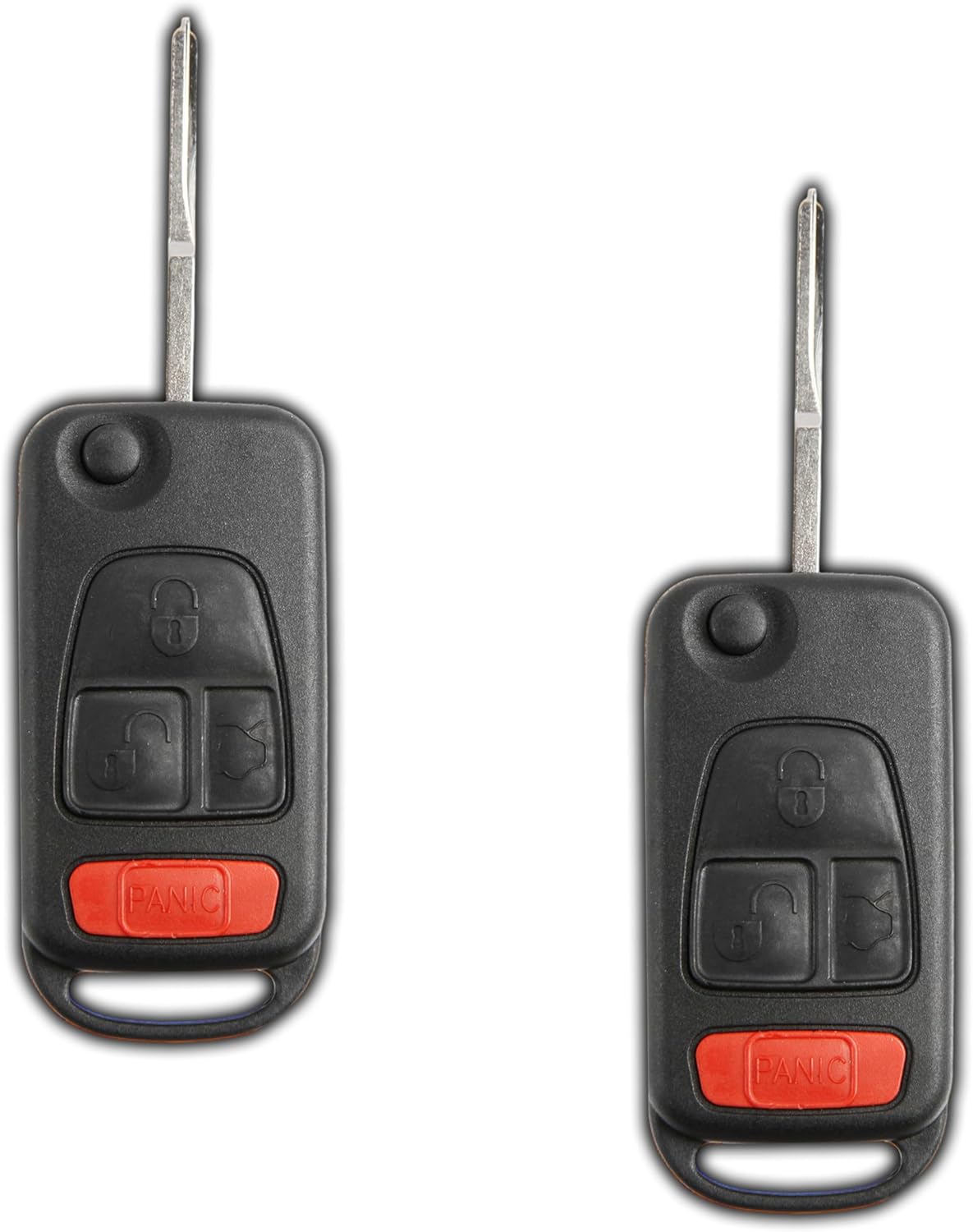 2 Flip Key Fob Keyless Entry Remote fits NCZMB1K, MB1K NCZ(Complete Key) Two