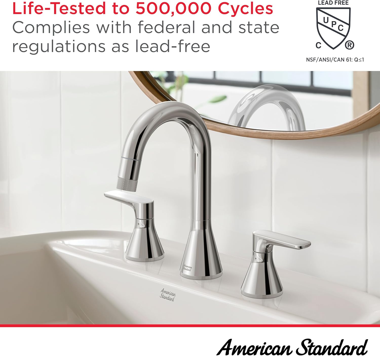 American Standard 2764951.295 Colony Pro Freestanding Bathtub Faucet With Lever Handle, Brushed Nickel - Image 4