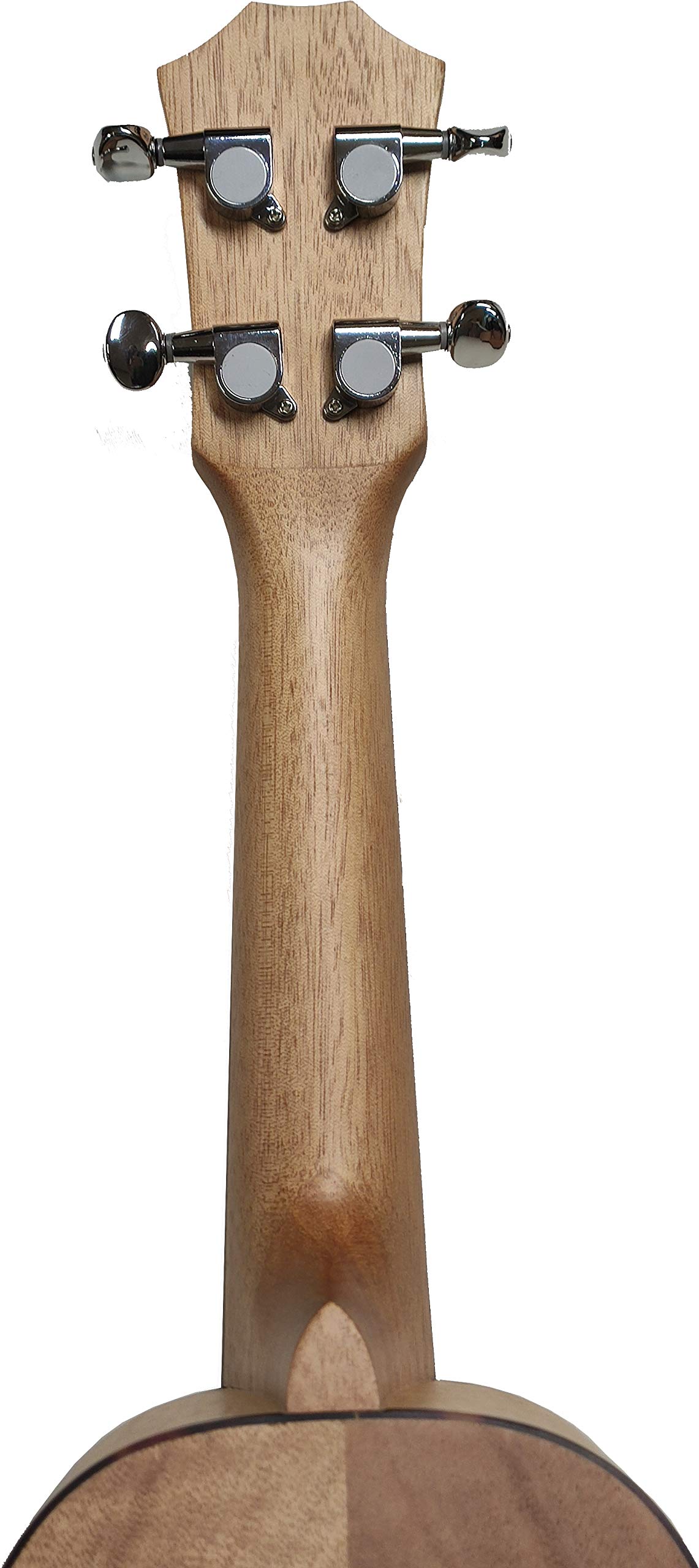 Ukulele Soprano 21" UKAM AM-HM10, modello Tigre Oguman, con accordatore a clip, capotasto speciale ukulele, custodia imbottita con cinghia, set di corde extra e plettri. Pacchetto completo avanzato.