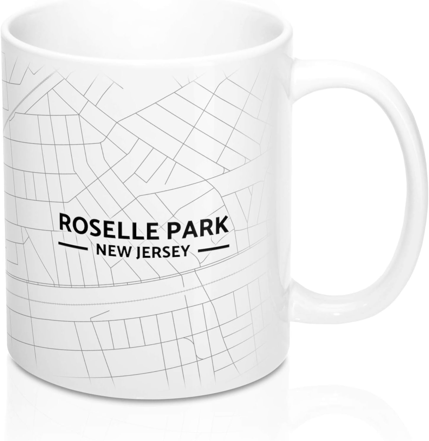 Hometown Bias Roselle Park, New Jersey NJ Map Mug (11 oz