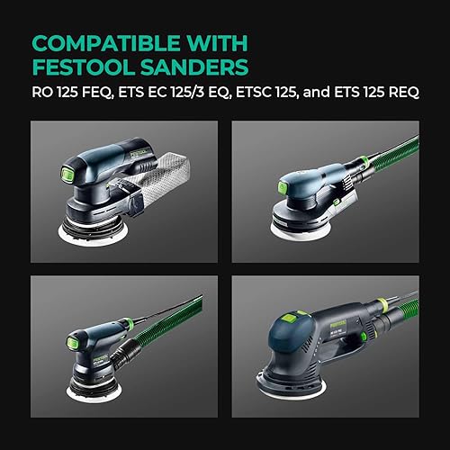 Miniatura 9 de toolant - Disco de lijado de grano 150 con 49 agujeros de 6 pulgadas, discos de lijado compatibles con lijadoras Festool de toolant - 50 unidades