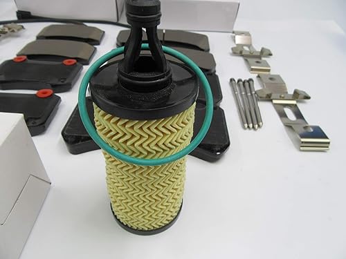 Miniatura 6 de Pastillas de freno delanteras y traseras de repuesto 14-23 + filtro de aceite gratis para Maserati Ghibli Quattroporte #525