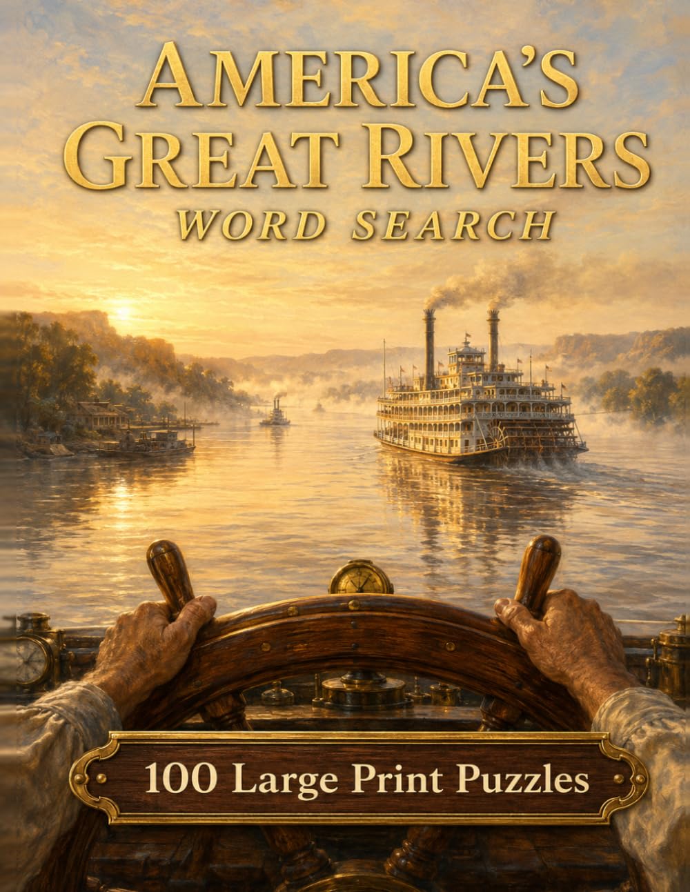 America's Great Rivers Word Search: 100 Large Print Puzzles Featuring the Mississippi, Colorado, Missouri, and More (America the Beautiful)