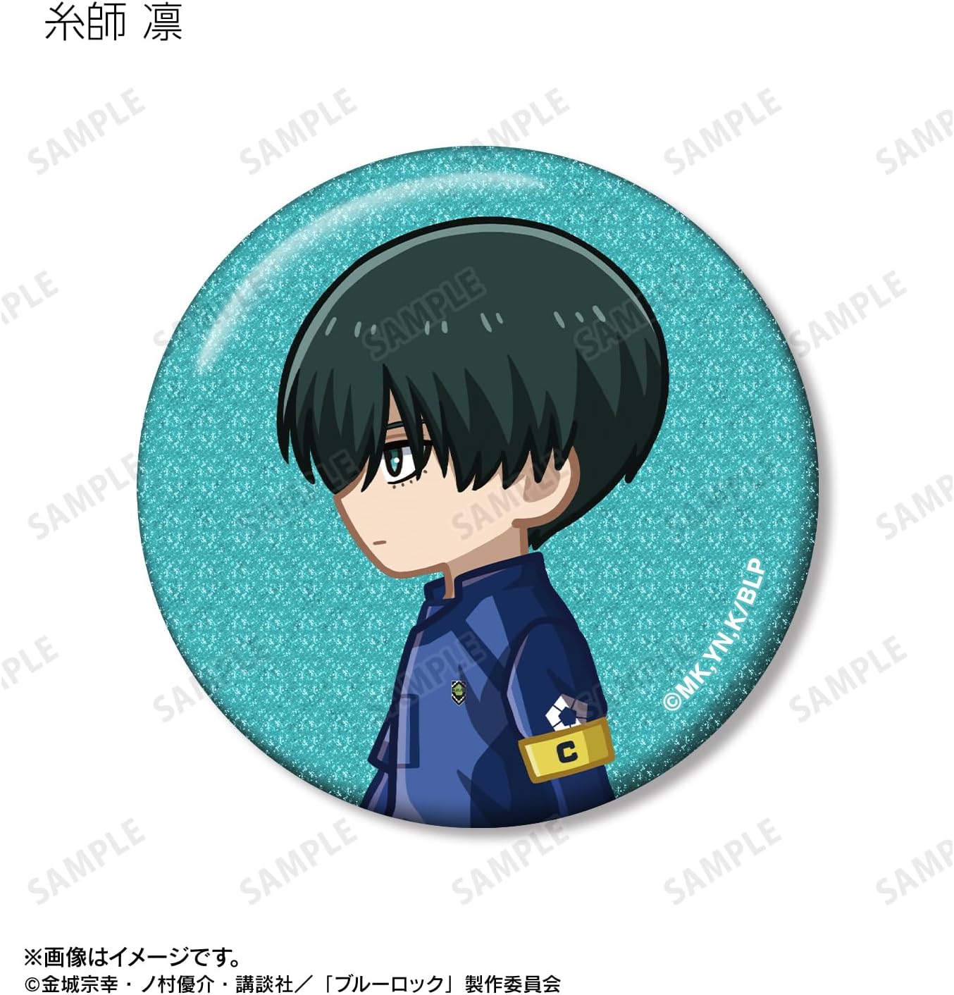 TV Anime Blue Rock Trading Chibi Totoro Glitter Tin Badges Box of 10