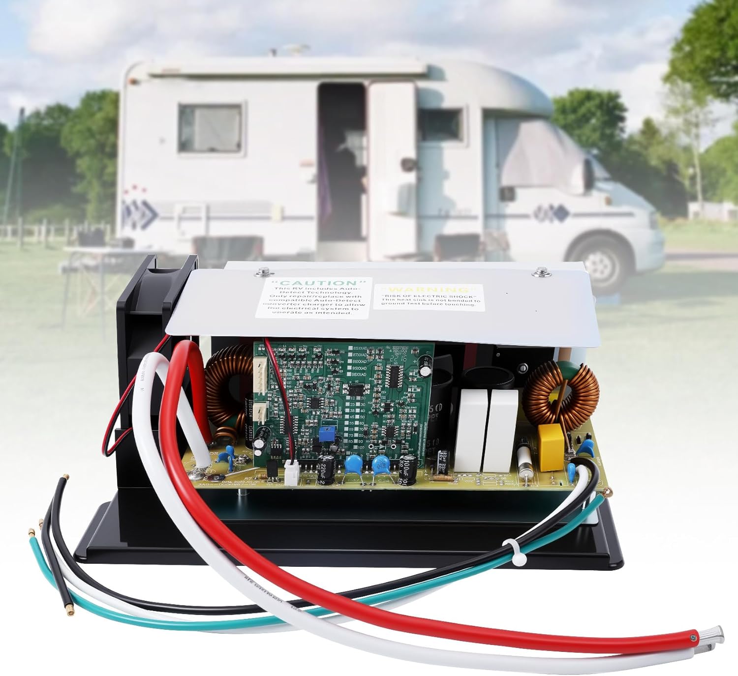 𝑼𝒑𝒈𝒓𝒂𝒅𝒆 WF-8955-AD-MBA RV Power Converter 55 Amp Replacement Unit for WF-8955PEC Power Converter, Assembly for WF-8955, WF-8900-AD, WF-8955AN, Compatible with Parallax 7155 & 7145 Power Center