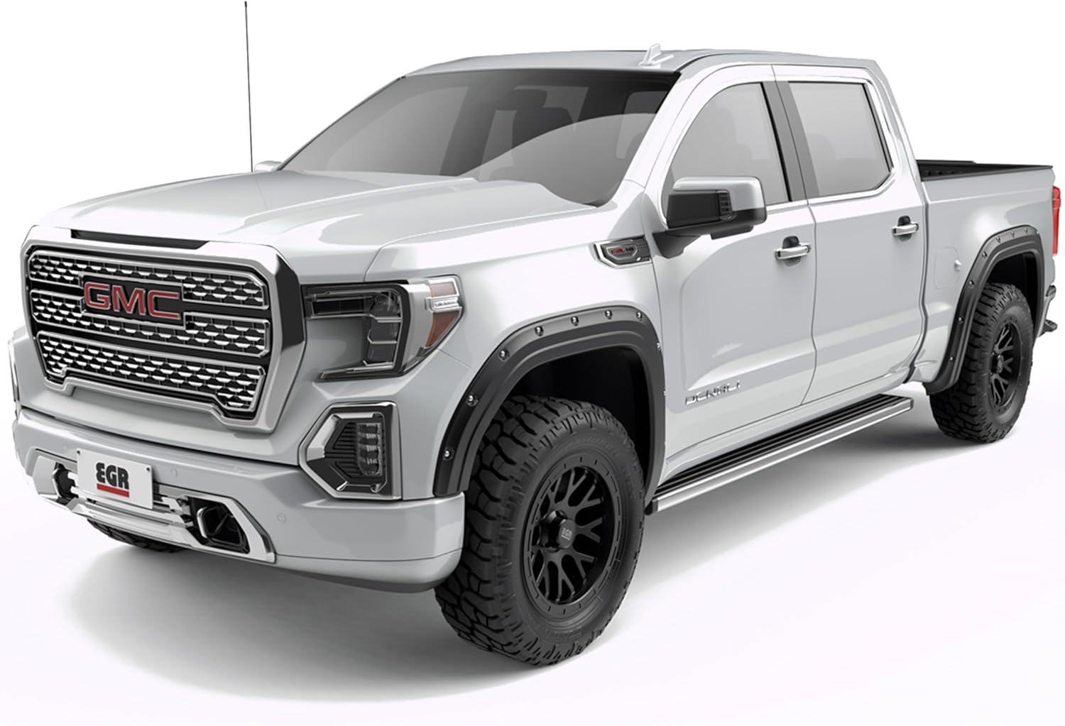 EGR BLF1018 Baseline Flarez Bolt-on Style Fender Flares, Textured Black Finish, Compatible with Select GMC Sierra Models