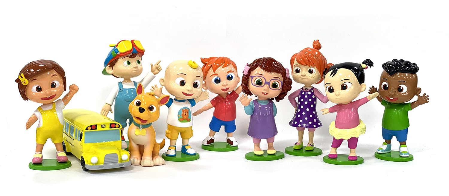 Cocomelon My Busy Books - Storybook, 10 figurines, playmat      Board book – Picture Book, March 28, 2023