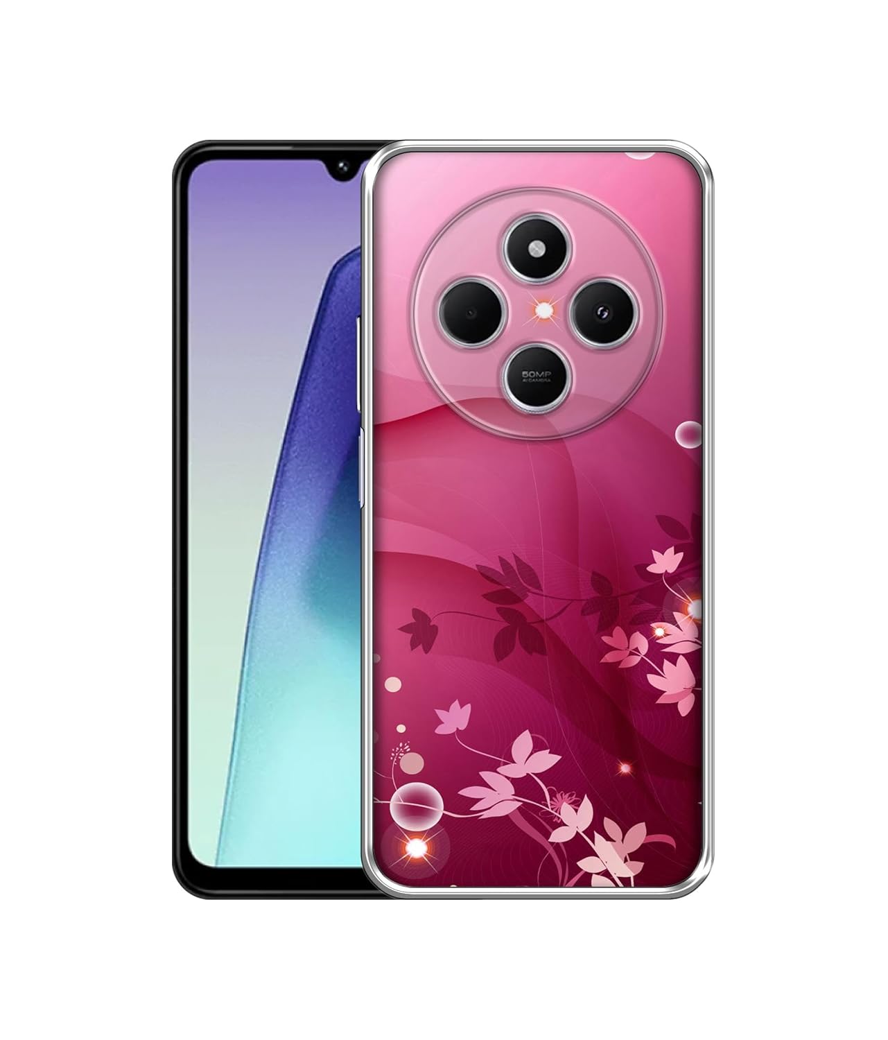 Pink Abstract Design Printed Silicon Soft TPU Back Case Cover for Mi Redmi A4 5G / 14C 5G / 14R 5G / Poco C75 5G Pink Abstract Design Printed Silicon Soft TPU Back Case Cover for Mi Redmi A4 5G / 14C 5G / 14R 5G / Poco C75 5G