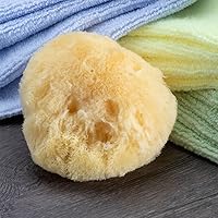 Neptune Natural Sea Silk Sponge - 100% Natural Hypoallergenic Facial Cleanser Exfoliator 3-4 Inches