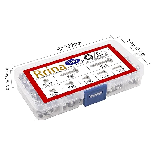 Miniatura 9 de Tornillos de seguridad Torx de cabeza de botón de acero inoxidable 304, juego surtido de tornillos resistentes a manipulaciones, tuercas de perno