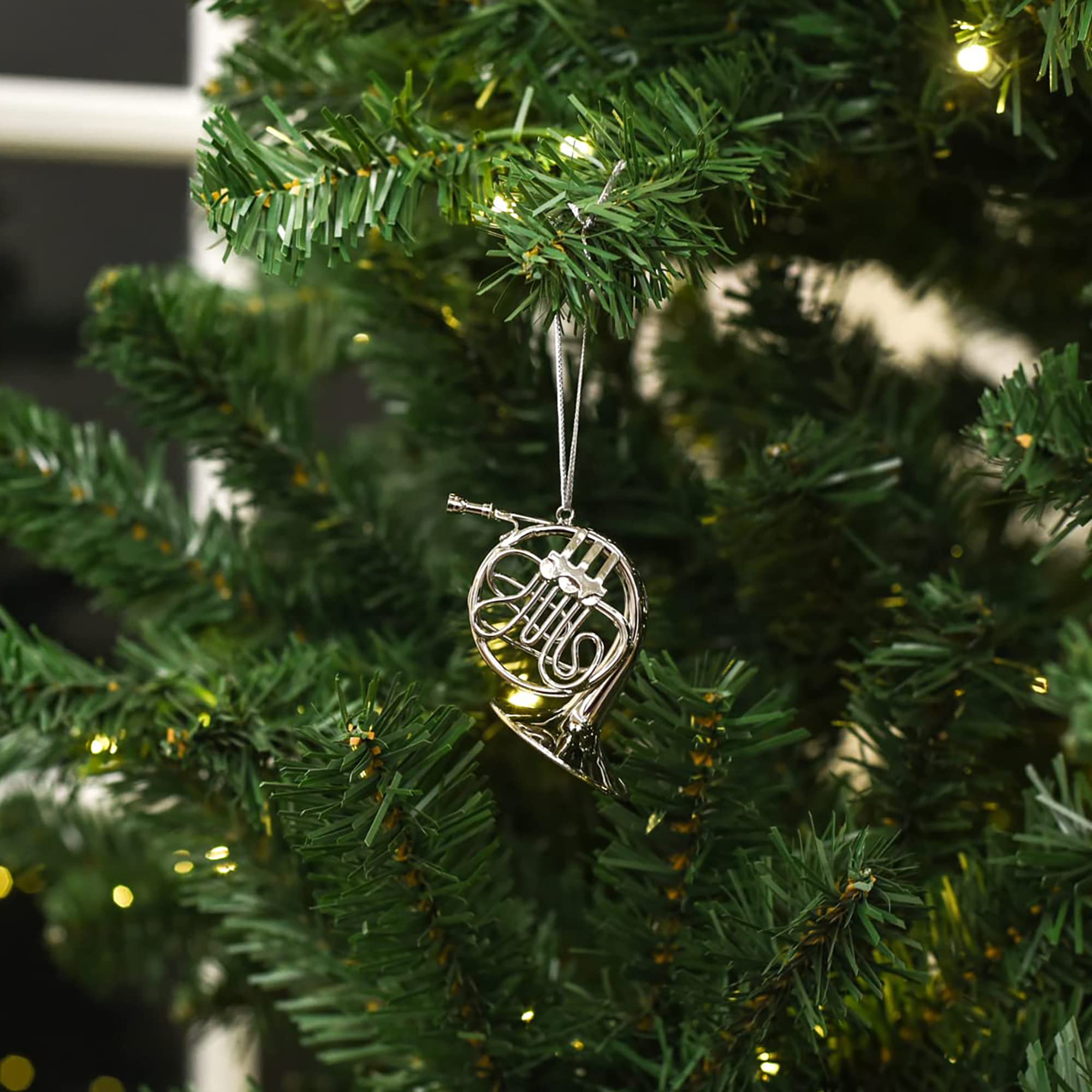 Amazon.com: Broadway Gifts Co Silver Tone French Horn Instrument 4