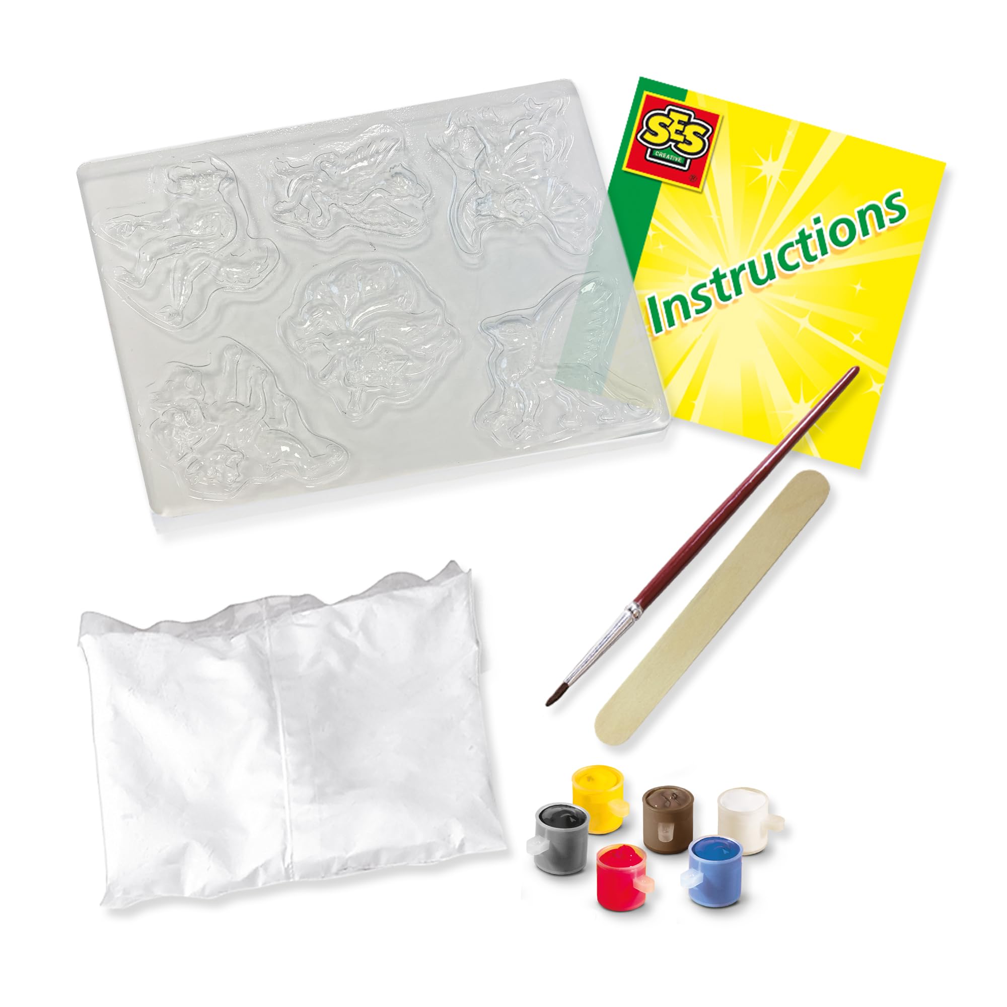 SES Creative 01404 Casting and Painting Mythical Creatures, Plaster, for Kids - Image 2