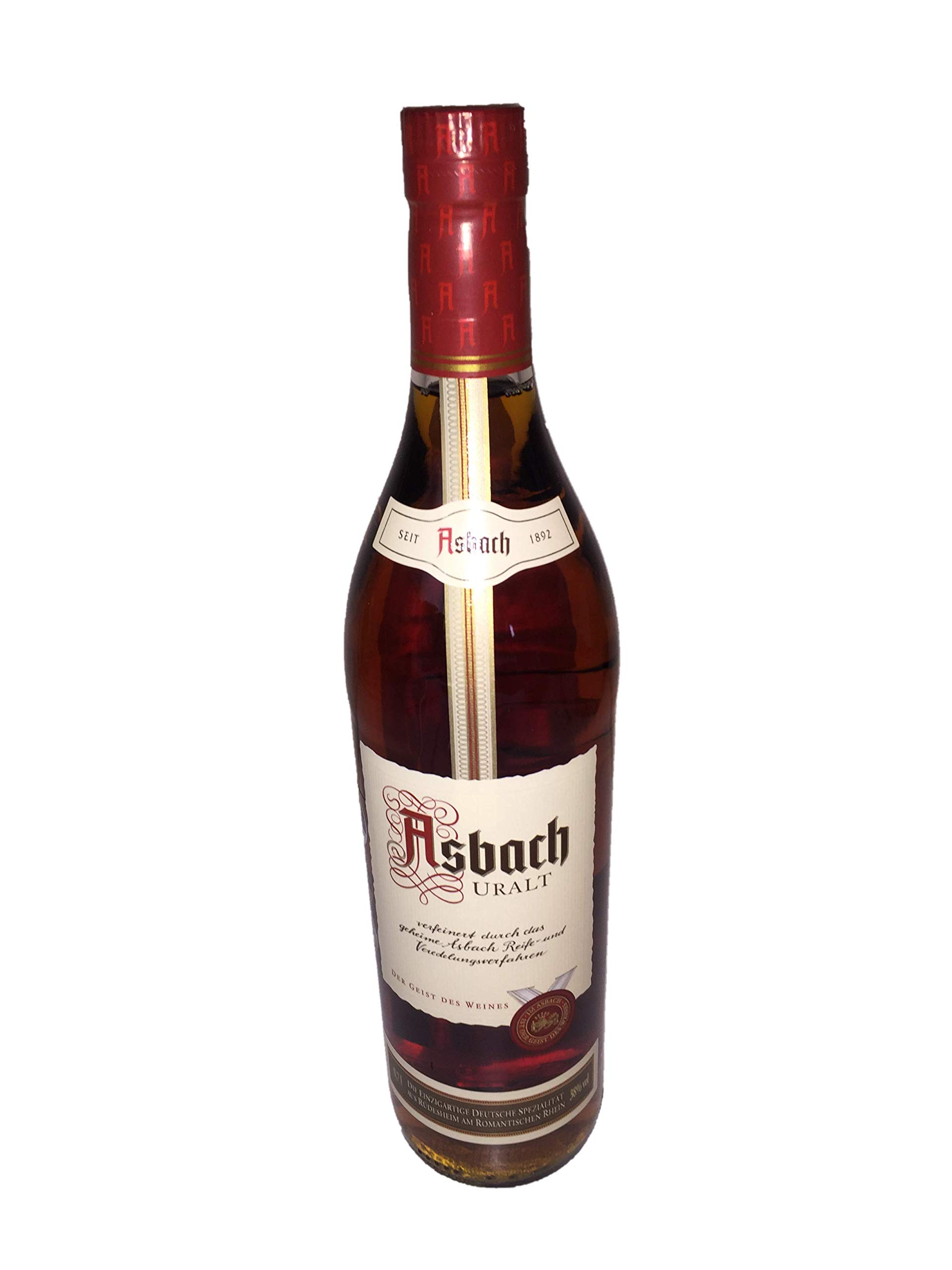 Asbach Uralt Geburtstag Geschenke Geschenkset Eiserne Reserve Gitter Text rot: Alles Gute zum Geburtstag Brandy (1 x 0.70 l)