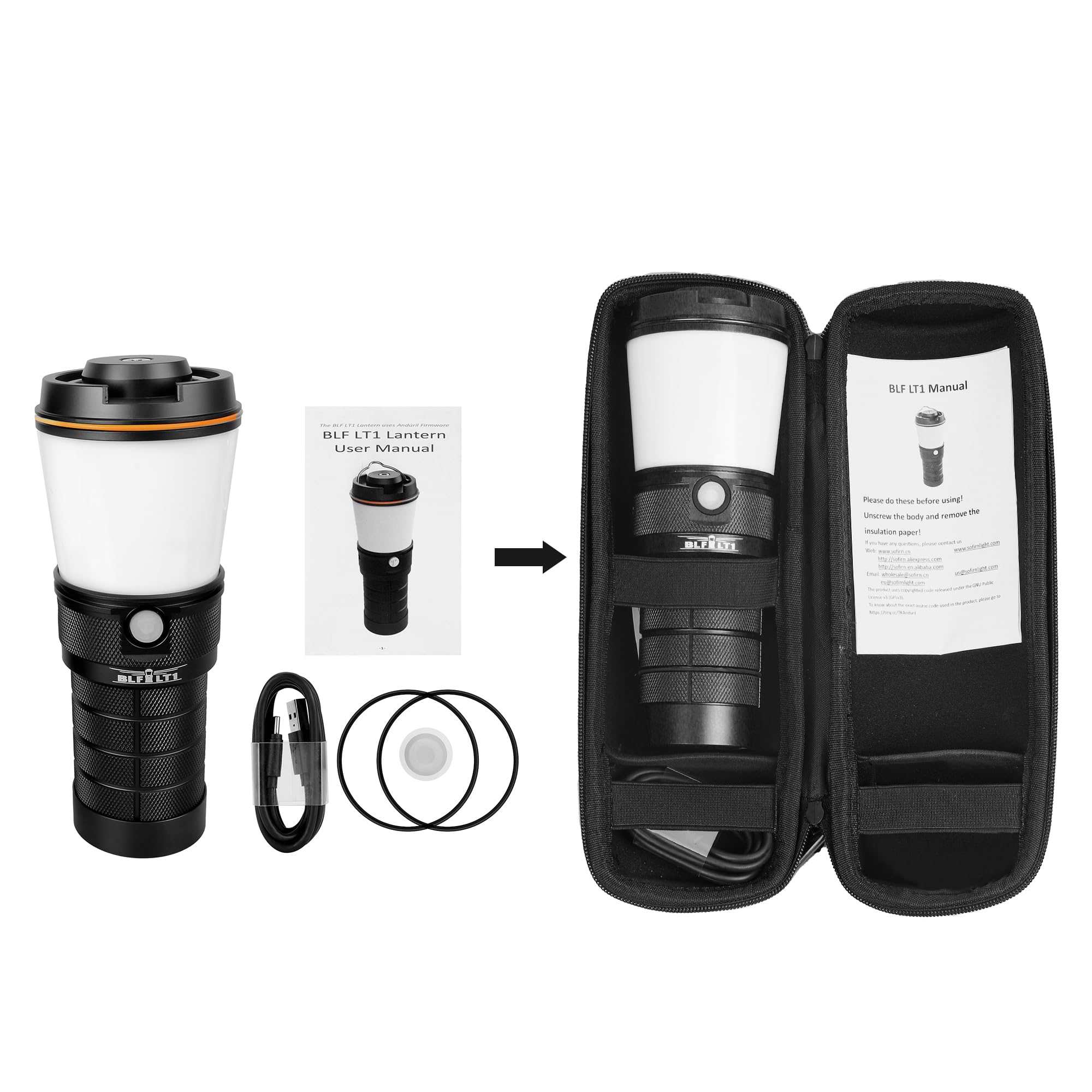 Sofirn BLF LT1 im Bundle mit Aufbewahrungstasche